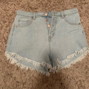 Denim shorts